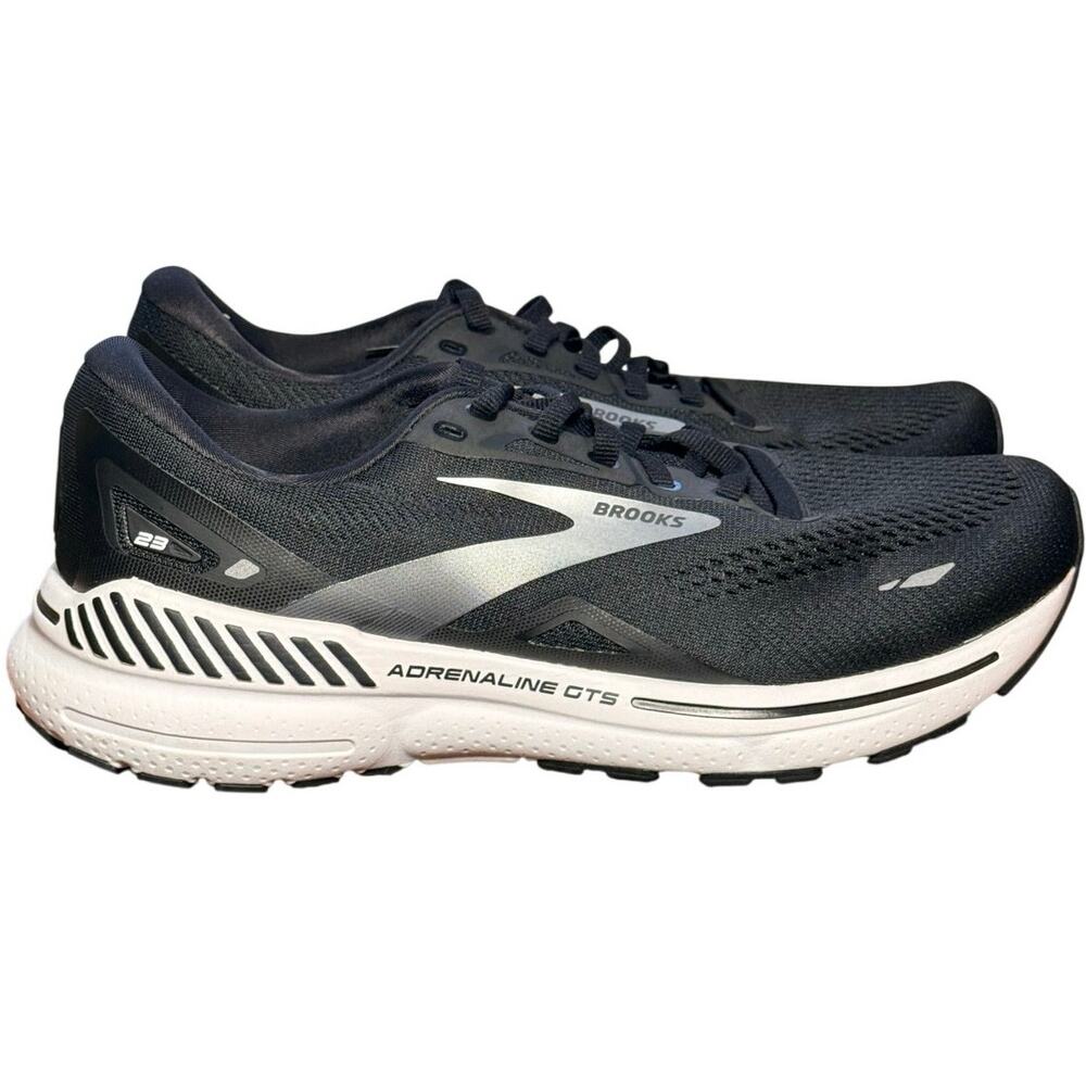 Brooks Adrenaline GTS 23 Black White Running Shoes Womens 9.5 B